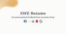 SWE Resume
